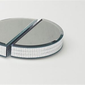 Oval 2 Piece Mirrored Stage