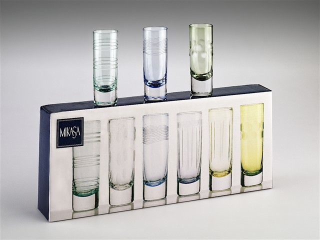 Mikasa Shot Glasses Pastel Design