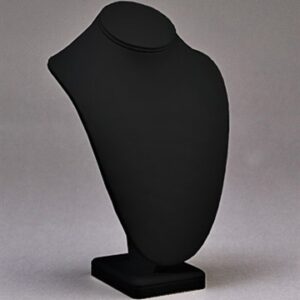 6 1/4" Black Velvet Necklace Display