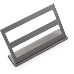 12 Pair Earring Leatherette Stand