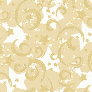 Gold Stars & Swirls/Kraft