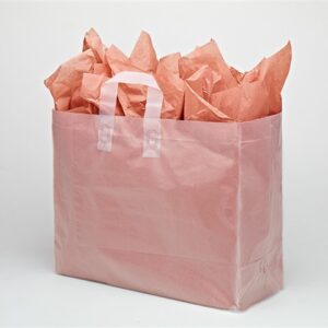 Frosted Clear Vogue Shopping Bags