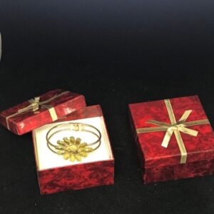 NRY-5D Deep Bracelet Red Marble Box