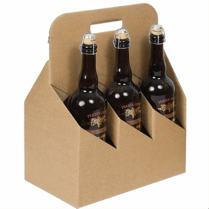6 Bottle Open Style Kraft Carriers