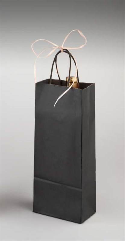 One Bottle Black Shopper