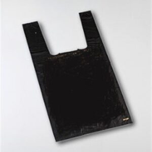 Large Black Hi-Density T-Shirt Bag