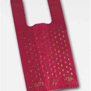 #4 Burgundy Fleur De Lis