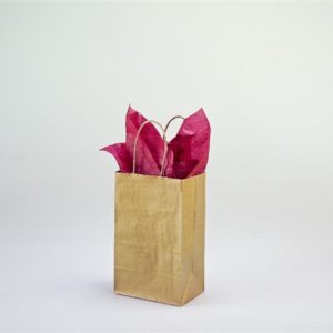 Rose Gold Paper Shopping Bag