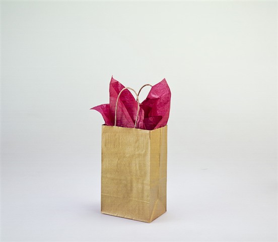Rose Gold Paper Shopping Bag
