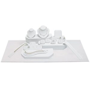 Set 34-All White Faux Leather