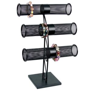 3 "T" Bar Metal Display Black