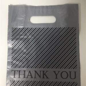 9 x 11 Silver Thank You Bag