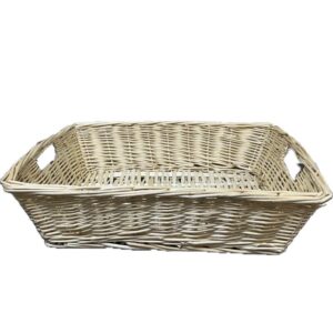 5 Bottle Willow Tray Basket