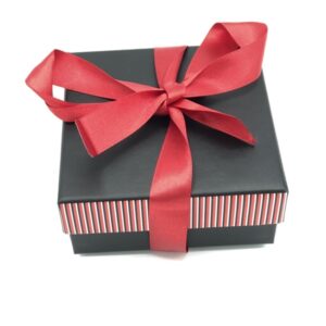 NRY- 5 Satin Bangle Black/Red Boxes