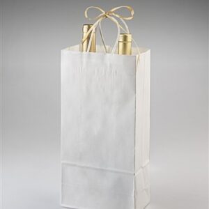 Two Bottle White Shopper