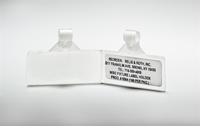 Wire Fixture Label Holder