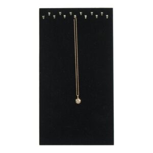 13 Hook Black Velvet Easel Pendant/Necklace