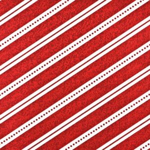 18" Red/white Holographic Stripe