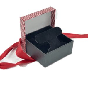 NRY- 4 Earring Tree Black/Red Boxes