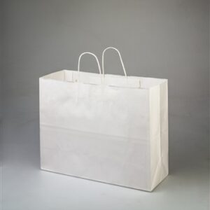 Vogue White Shopping Bag