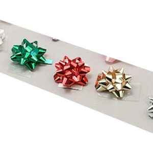 2" Glitter Stick on Bows