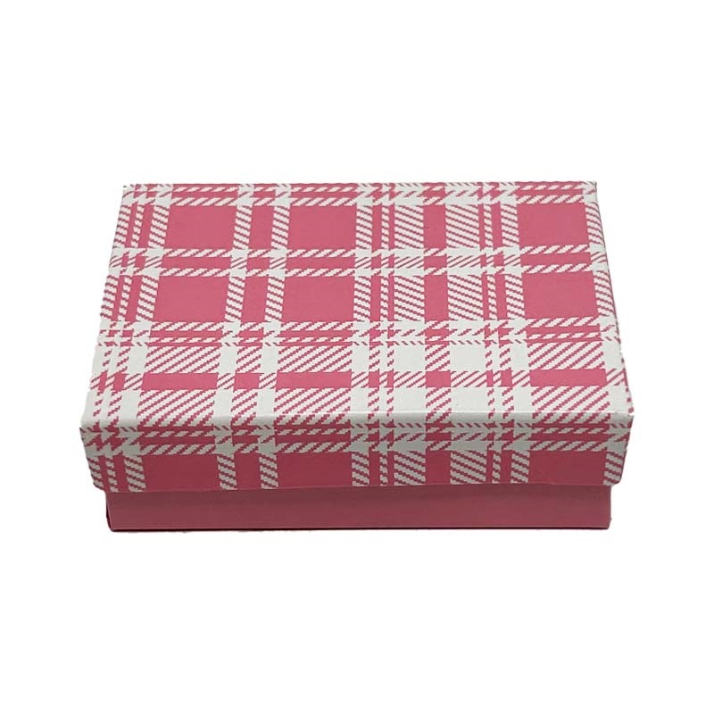 #32 Large Earring Plaid Assorted Box