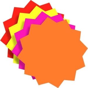 5.5" Star Rainbow Sign