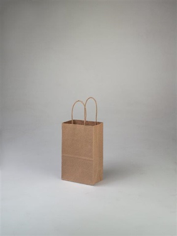 Rose Kraft Shopping Bag