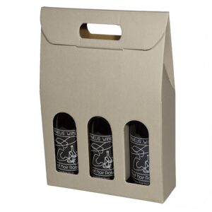 3 Bottle Carrier Grey Groove