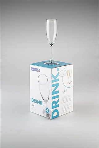 5 3/4 oz Champagne Fluted Glass