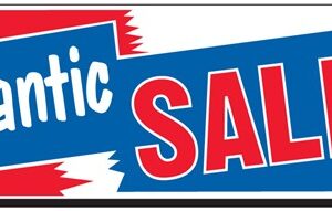3' x 10' Gigantic Sale Cloth Banner