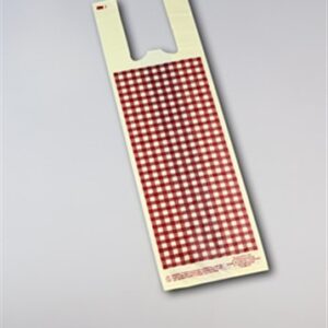 #1 Ivory Film w. Burgundy Gingham Design