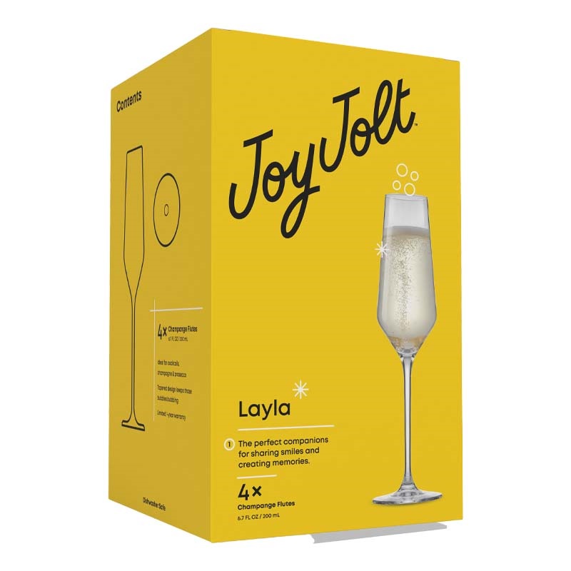 Joy Jolt Champagne Glasses - Image 2