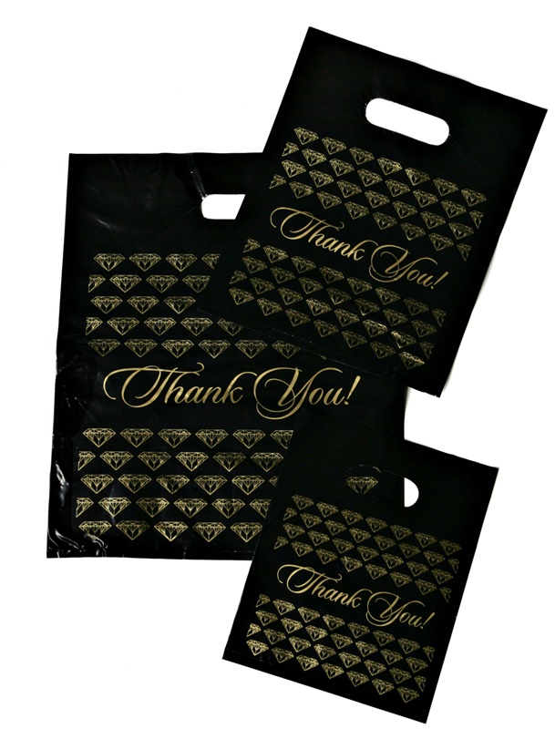 12 x 15 Diamond Thank You Bags