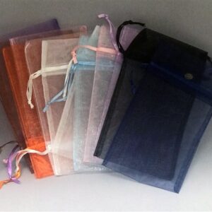 4" x 5" Solid Colors Organza Pouches