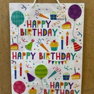 X-Large Happy Birthday Bag