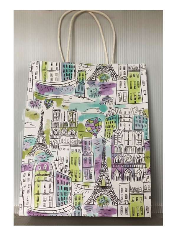 Debbie Cityscapes Paper Shopping Bag - Image 4