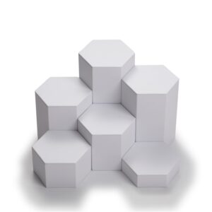6 Piece Hexagon Riser