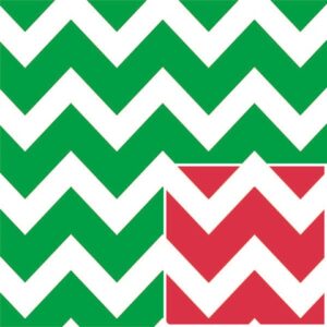 Christmas Chevron (Reversible)