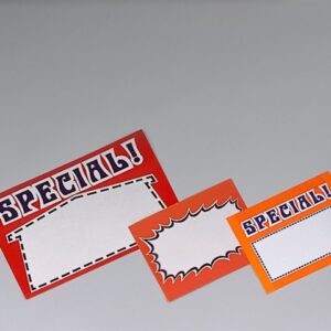 5 1/2 x 7 Cardboard Signs