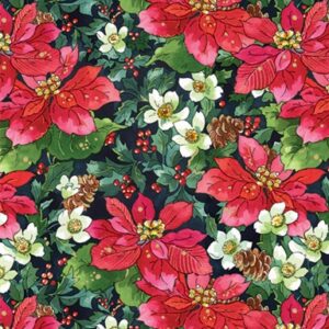 Pinecones & Poinsettias