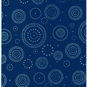 18" Holographic Circles Gift Wrap Roll