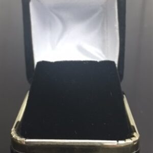 M24 EARRING GOLD TRIM BLACK VELOUR