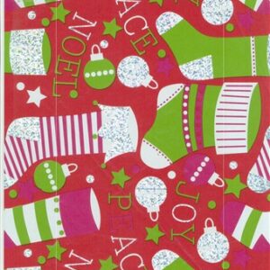 24" Joy/Peace/Noel Stocking