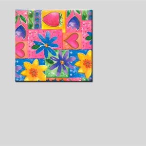 Watercolor Floral Gift Wrap Roll