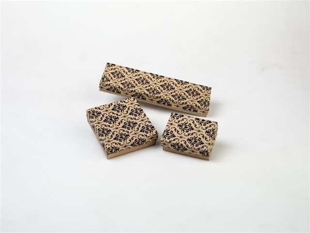 #33 Bracelet Damask Kraft Box - Image 2