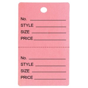 Large Coupon Tag - Light Pink