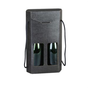 Seta Nero Hex 2 Bottle Carrier