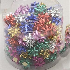 1" Glitter Stick on Bows