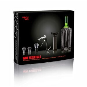 Vacu Vin Wine Essentials Gift Set Black Special